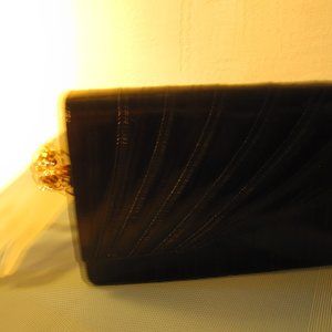 Black Eel Evening Clutch - Vintage